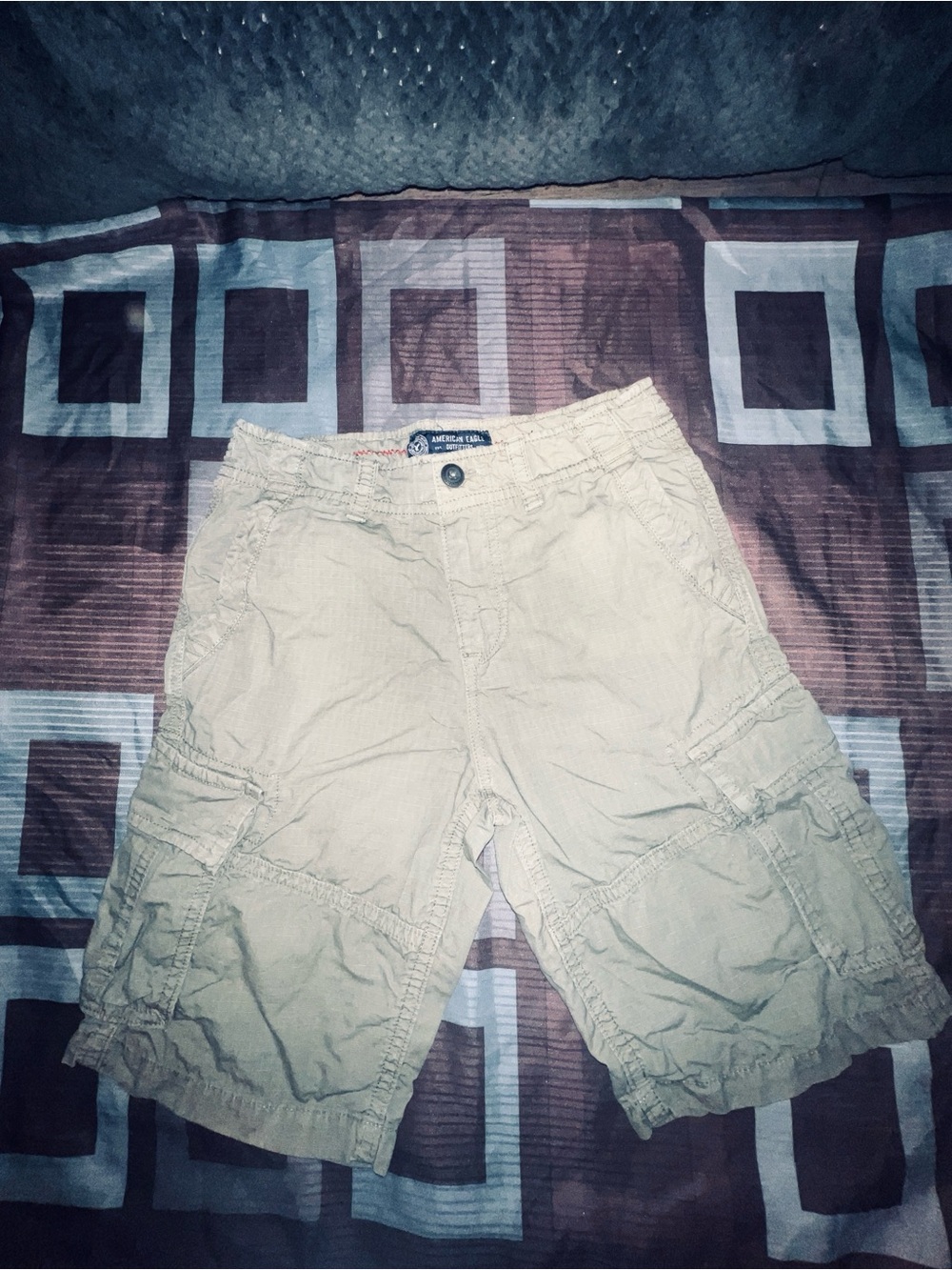 American Eagle Outfitters Men's Tan Cargo Shorts